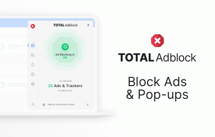 Total Adblock - Ad Blocker :: Instantly block annoying ads, pop-ups & intrusive trackers with Total Adblock.