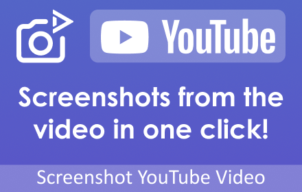 Screenshot YouTube Video :: Quickly extract video frames from YouTube and OK.ru and save to JPG images with just one click.