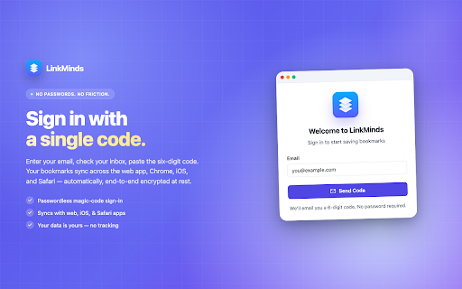 LinkMinds - AI Bookmark Manager :: Save once. Find forever. AI-powered bookmark manager with semantic search.