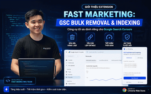 Fast Marketing: GSC Bulk Removal & Indexing :: Bulk remove and index URLs on Google Search Console instantly. The ultimate SEO tool by Fast Marketing for efficient GSC management.
