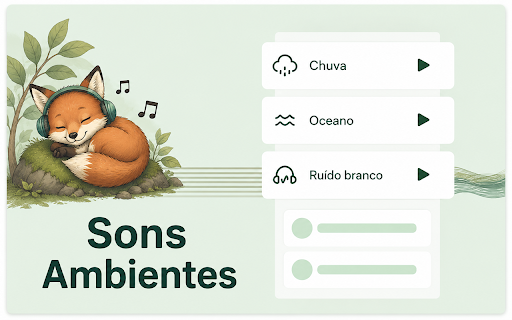 Ambient sound :: Use Ambient Sound extension to enjoy tranquility with ambient noise. Enhance focus with white noise sound and ambient mixer.