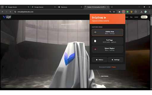 SnipSnap Screenshot - Full Page Capture & Editor :: Fast, reliable full page screenshot tool. Capture, annotate, edit, and share browser screen captures in seconds.