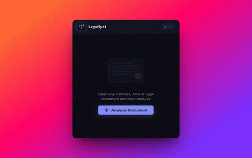 LegallyAI :: Instantly analyze contracts, TOS and legal documents. Spot red flags with AI.