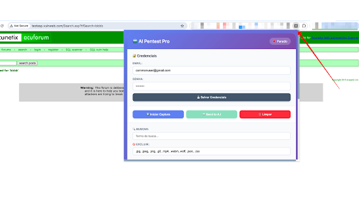 AI Pentest Assistant :: Captura requisições HTTP para análise de segurança com AI