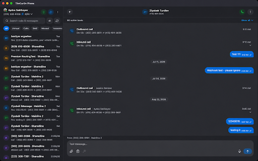 TheCarGo Phone :: TheCarGo softphone — calls and SMS from your browser side panel.