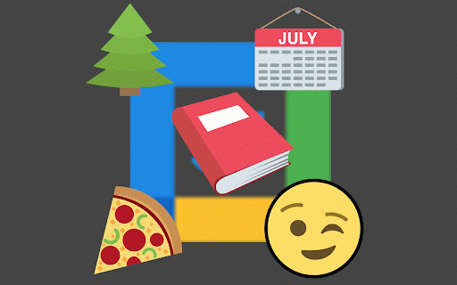 Calendoji :: Add chosen emoji to the wanted title of Google Calendar event or task.