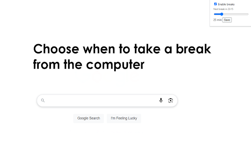 Break Timer :: Reminds you to take breaks at set intervals