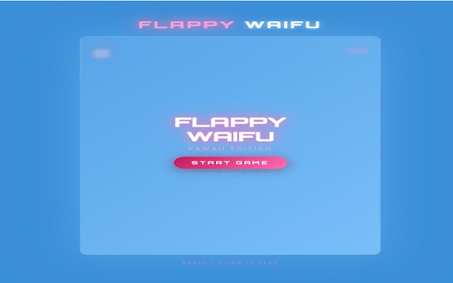 Flappy Waifu 💖 :: Kawaii neon Flappy Bird with anime bunny girl, progressive difficulty, combo streaks, and medals. Free, no ads, open source.