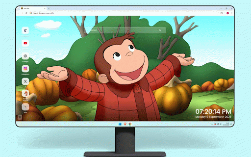 Curious George Wallpaper :: Adorable Curious George adventures and playful moments from the beloved children's series.