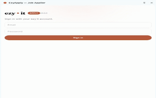 EzyApply — Job Applier :: EzyIT staff tool: fills job applications for authorized candidates using their own profile data. A staff member reviews and submits.