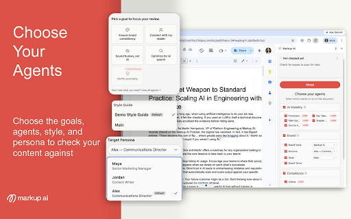 Markup AI :: Markup AI keeps your content clear, on-brand, and compliant — right inside Google Docs.