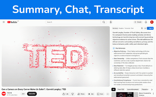 Youtube video summarizer :: Use youtube video summarizer to find key points, then summarize youtube video content using an ai that summarizes youtube videos.