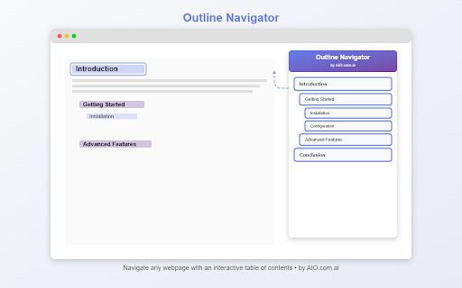 Outline Navigator :: Navigate page structure with clickable heading outlines
