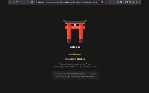 Gateles :: Block distracting websites during your meditation sessions.