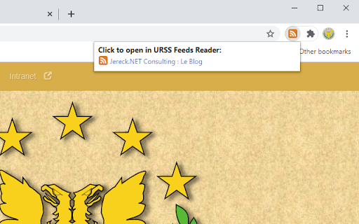 URSS Feeds Discovery :: Discovers RSS feeds advertised on webpages and allow to open them directly. Requires the app "URSS Feeds Reader" to be installed.