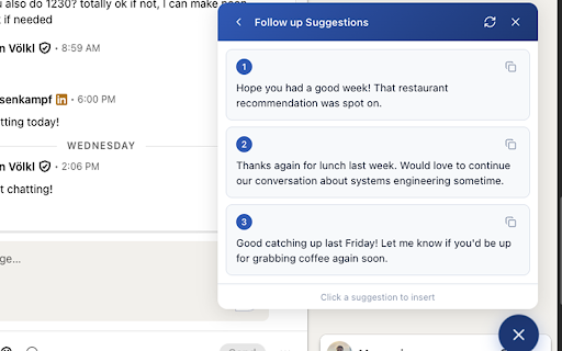 LinkedIn AI Reply :: AI-powered reply suggestions for LinkedIn messages using Claude API.
