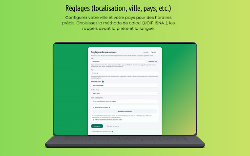 Salah Guard :: Bloque temporairement vos onglets pendant les prières et vous rappelle les horaires à l'avance.
