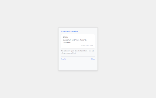 Right Click Selected Text Translate :: Adds a context menu option to translate selected text in a new tab.