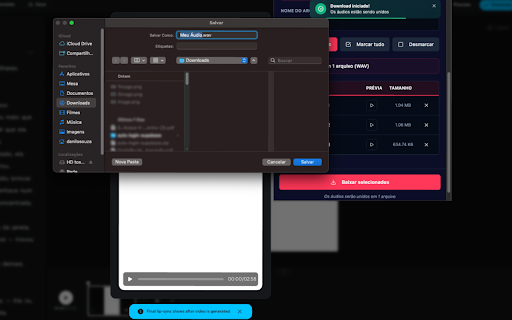 HeyGen Audio Downloader :: Busca, une e faz download de áudios do HeyGen