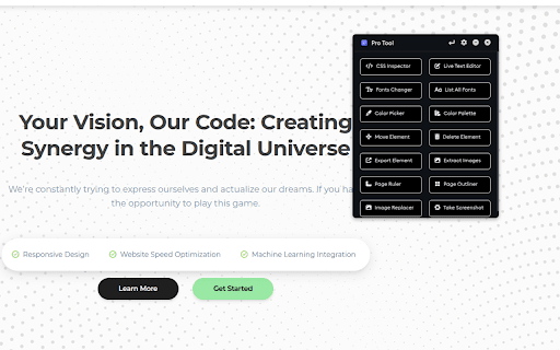 Pro Tools :: 14-in-1 browser extension developers and designers love.
