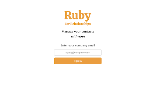 Ruby for Relationships :: Ruby browser extension