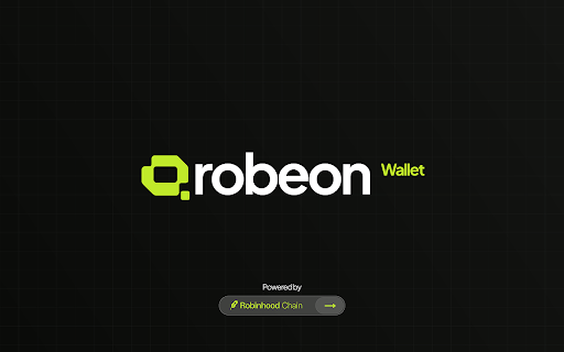 Robeon Wallet :: Non-custodial wallet for Robinhood Chain