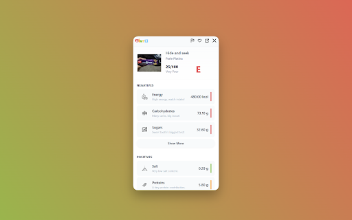 Mivro :: AI-powered nutrition assistant for personalized product profiling and healthier food choices