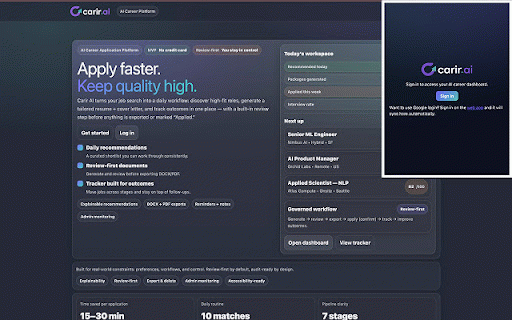 Carir AI :: Carir AI Chrome extension powered by Plasmo.