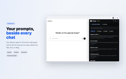 PrompX :: Browse, inject & save AI prompts from your PrompX library