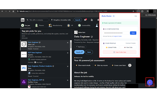 Auto-Sume - A Privacy-Focused AI Resume Generator :: Generate ATS-optimized resumes from job postings with one click