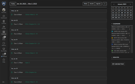 Canvas Darkish Mode :: Makes the Canvas web page darkmode