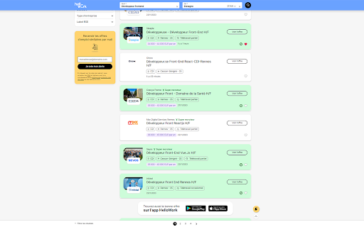 Hello Work Vert-ificateur :: Mark the jobs you already applied to on Hello Work.