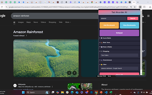 Tab Hoarder AI :: Search, filter, bookmark, and manage your numerous tabs with AI.