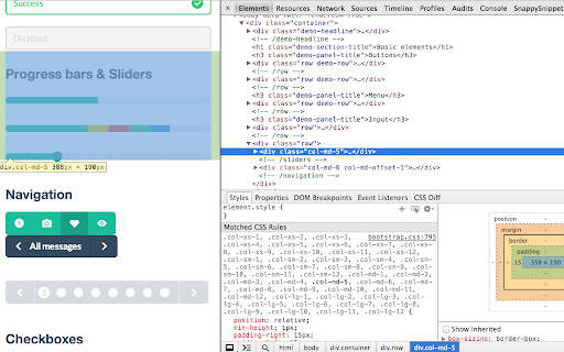 SnappySnippetV3 :: Easily extract CSS and HTML from selected element. Then send it to CodePen, jsFiddle or JS Bin with one click.