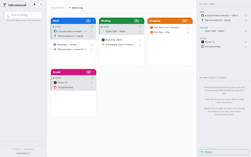 TabCommand :: Command Central for your browsing experience.