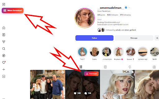 Fast & Anonymous Instagram Downloader :: Download Instagram photos, videos, reels, stories & highlights. Single-click or bulk download with ZIP packaging.