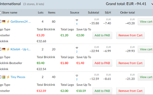 BrickCoin :: Compare Bricklink to Lego Pick a Brick, Save up to 80%