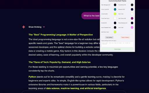 Custom Gemini Theme :: Adds custom theme options to Gemini