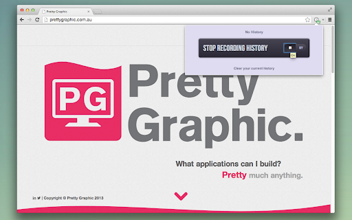 No History Manifest V3 :: Stop Chrome from recording your browsing history.