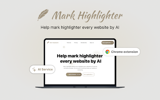 Mark Highlighter :: Mark Highlighter is a Chrome extension that helps you make highlights, take annotations, summarize content and ask AI directly