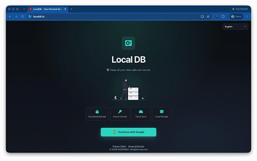 LocalDB :: Fill saved email/ID and password on the current site from LocalDB.