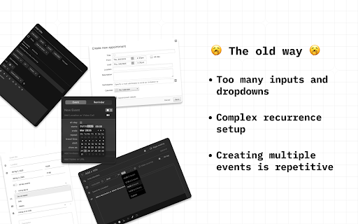 Text-2-ICS Extension :: Easily convert text to ICS calendar events.