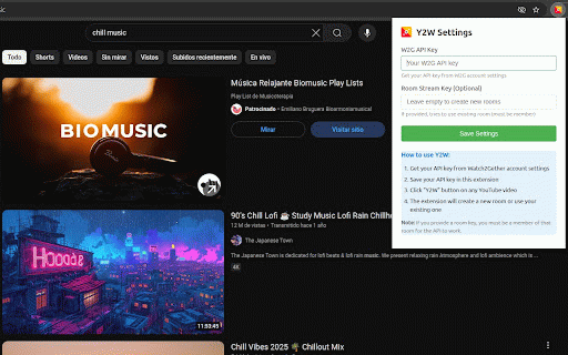 Y2W - YouTube to Watch2Gether :: Quickly send YouTube videos to your Watch2Gether room