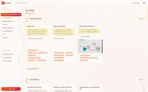 Kontexa | Research Assistant :: Highlight, annotate, and save research directly from your browser.