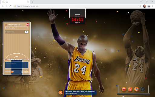 Basketball NBA HD Wallpaper New Tab :: Customize new tab with Basketball wallpaper extension and display NBA wallpapers in your background.
