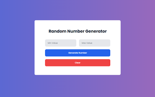 Random Number Generator :: Generate random numbers within a specified range