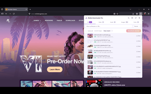 Video Downloader — Media Downloader Pro :: Download video, audio and images from any page. HLS/M3U8 & DASH streams merged into one file. Bulk save, ZIP, no watermark.