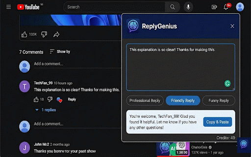 ReplyGenius :: Boost your social media growth with AI. Generate smart, engaging replies for Twitter, LinkedIn & Instagram.