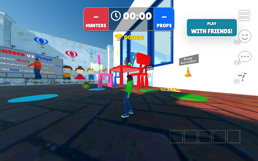 Simply Prop Hunt Game - Disguise, Hunt, and Outsmart Opponents! :: Join the thrilling hide and seek of Simply Prop Hunt—play as Props or Hunters in this free Chrome extension!