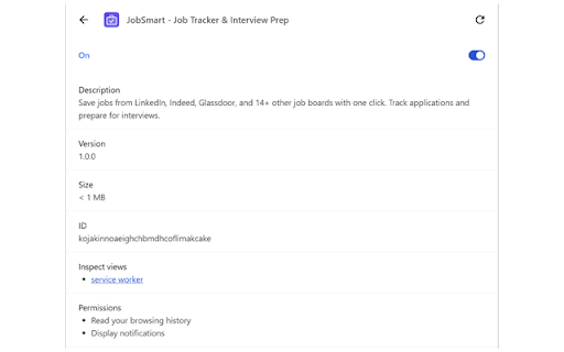 JobSmart - Job Tracker & Interview Prep :: Save jobs from any job board with one click. Track applications and prepare for interviews.
